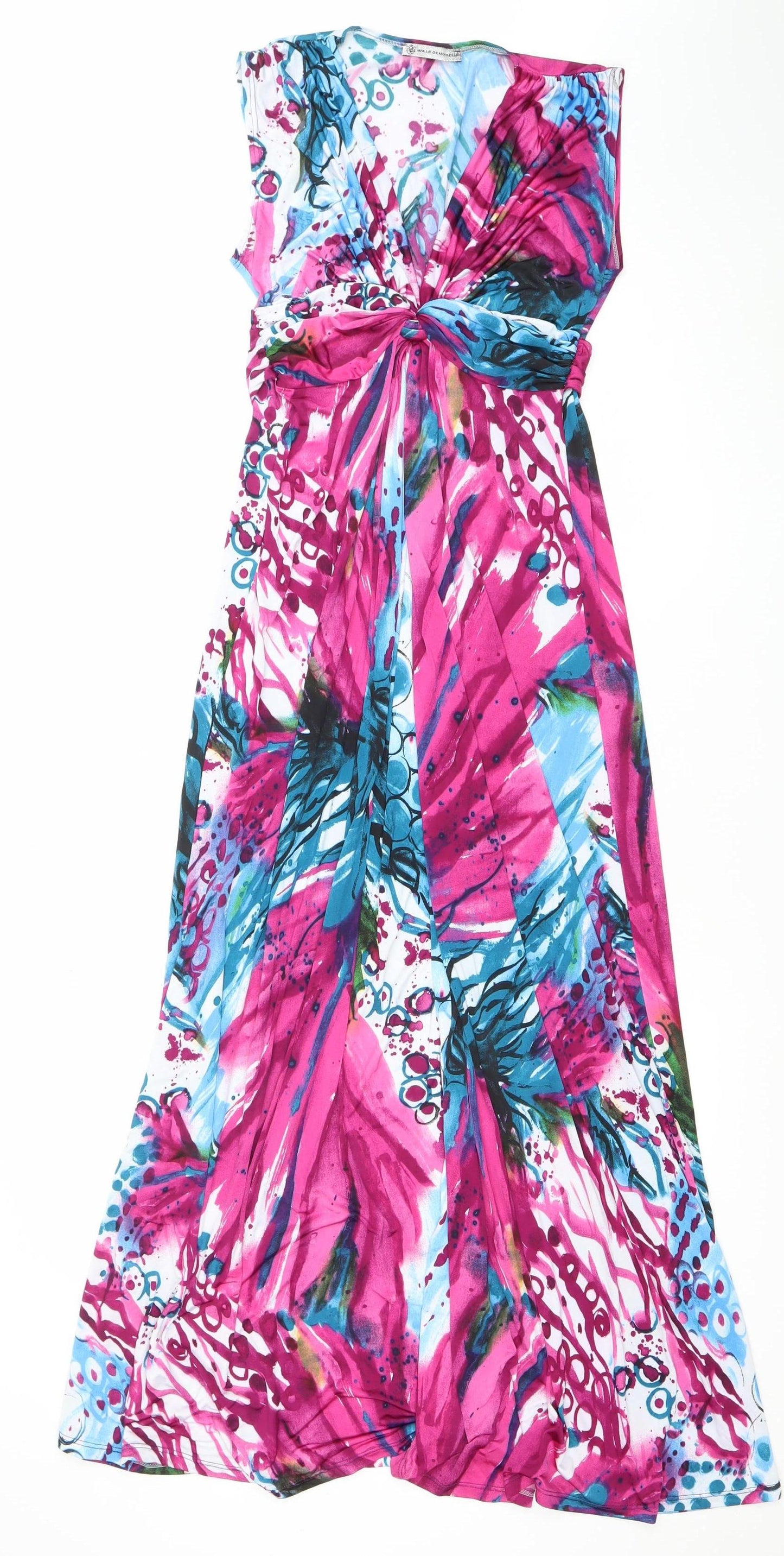 Malle Demoiselle Women's Multicoloured Strapless Midi Dress Size M