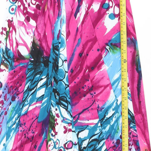 Malle Demoiselle Women's Multicoloured Strapless Midi Dress Size M