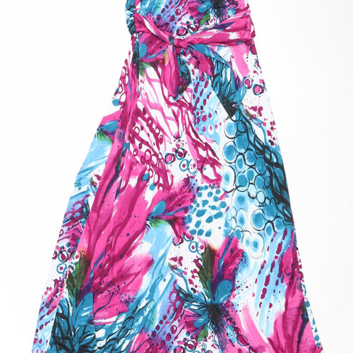 Malle Demoiselle Women's Multicoloured Strapless Midi Dress Size M