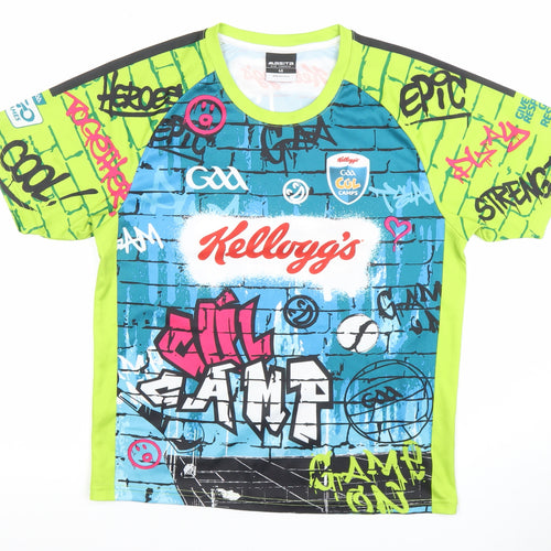 Masita Boys Multicoloured Graphic Chill Camp Sports T-Shirt 4 Years
