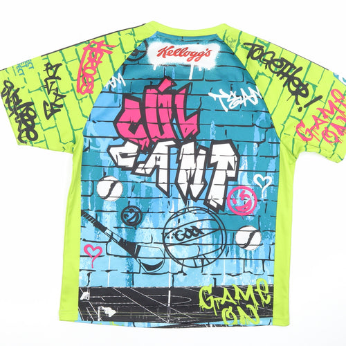 Masita Boys Multicoloured Graphic Chill Camp Sports T-Shirt 4 Years