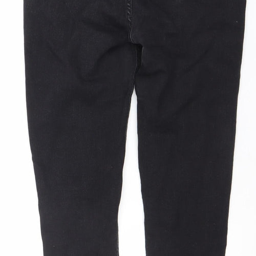 Savida Women's Black Skinny Jeans Size 12 Stretch Denim