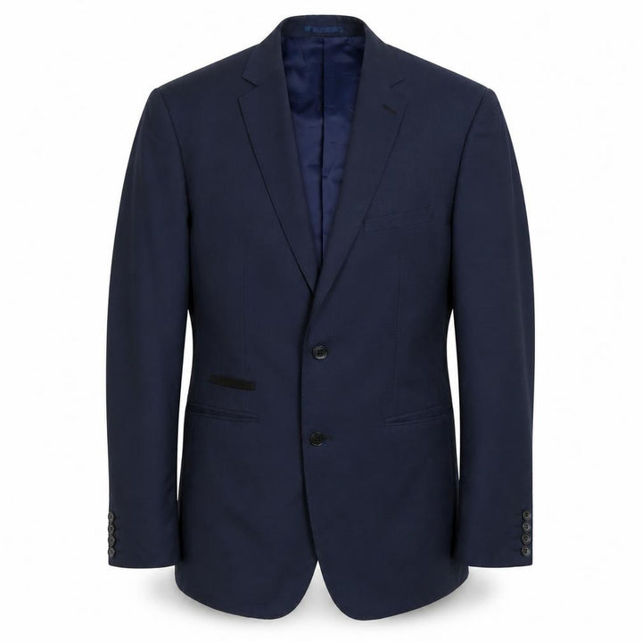 Voeut Men's Navy Blue Classic Fit Blazer UK 42R Polyester Rayon