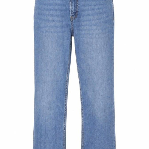 ZARA Women's Blue Straight Leg Jeans Size 6 Mid Rise Denim