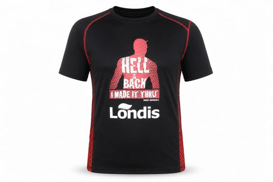 Titan Sports Men's Black Large Hell and Back Running T-Shirt
