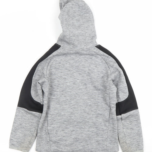 Puma Boys Grey Hoodie 9-10 Years Pullover Keeps You Dry Hooded Sweatshirt