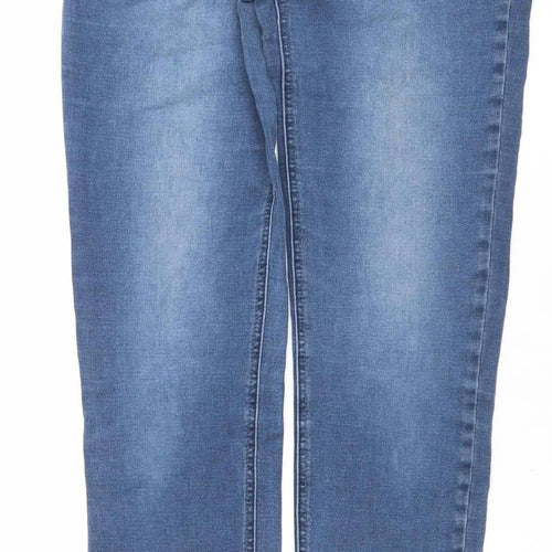 Street One Women's Blue High Rise Skinny Jeans Size 10 Slim Fit