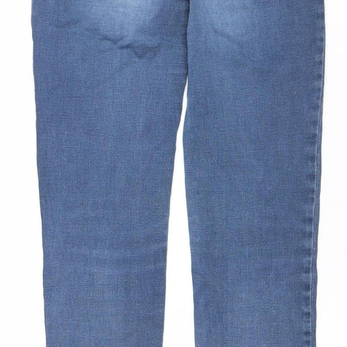 Street One Women's Blue High Rise Skinny Jeans Size 10 Slim Fit