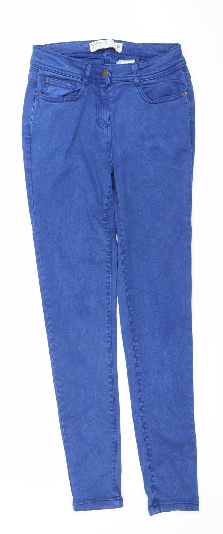 Next Women’s Blue Skinny Jeans Size 8 Regular Stretch Denim