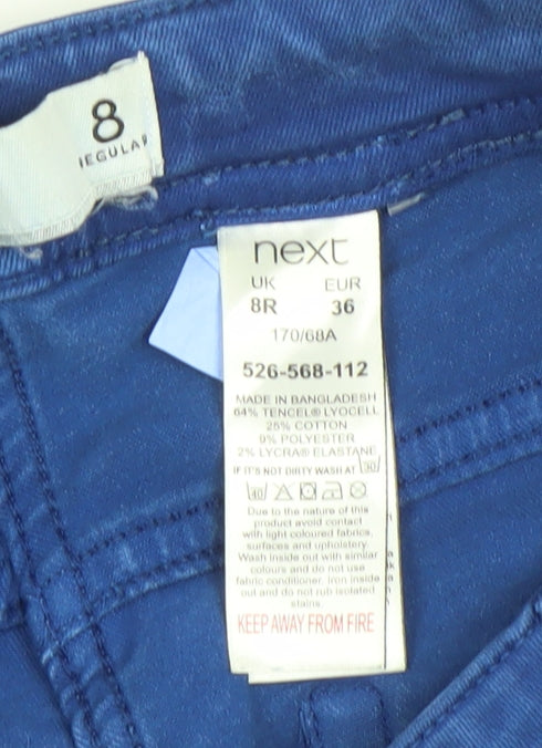 Next Women’s Blue Skinny Jeans Size 8 Regular Stretch Denim