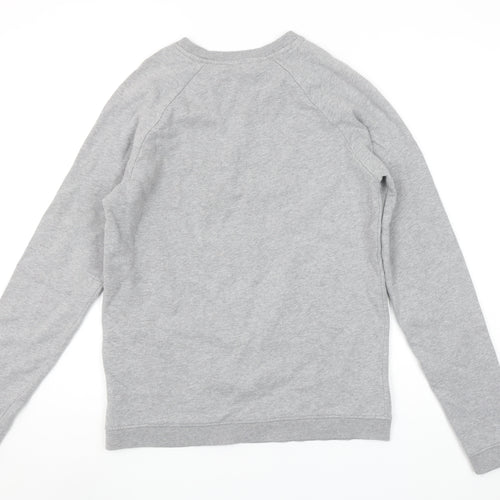 Rapanui Women's Grey 'Love Not War' Organic Cotton Sweatshirt - Size S