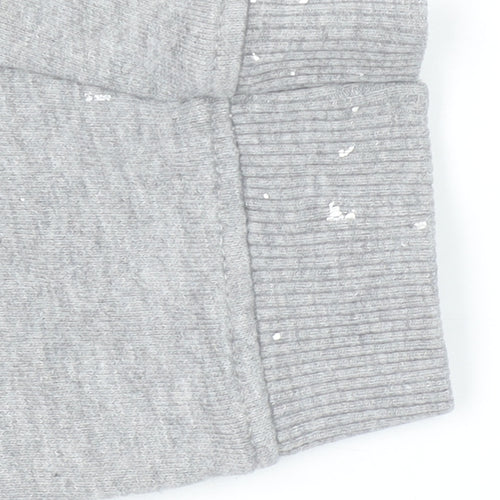 Rapanui Women's Grey 'Love Not War' Organic Cotton Sweatshirt - Size S