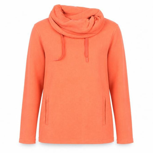 Mountain Warehouse Womens Orange Cowl Neck Pullover Sweatshirt UK12