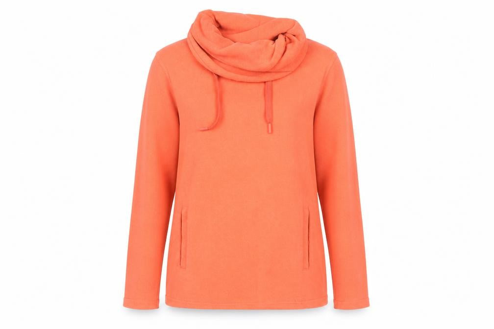 Mountain Warehouse Womens Orange Cowl Neck Pullover Sweatshirt UK12