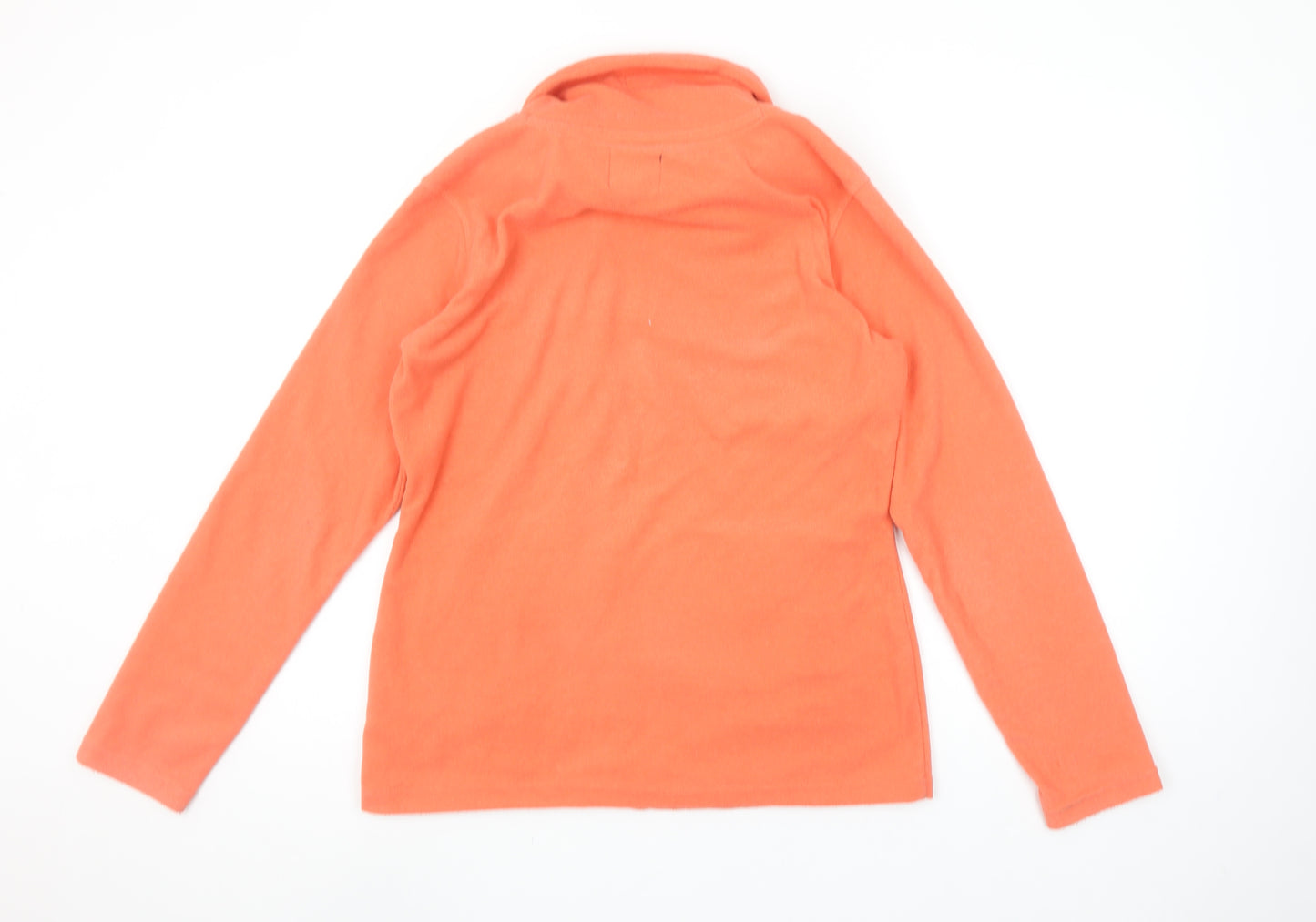 Mountain Warehouse Womens Orange Cowl Neck Pullover Sweatshirt UK12