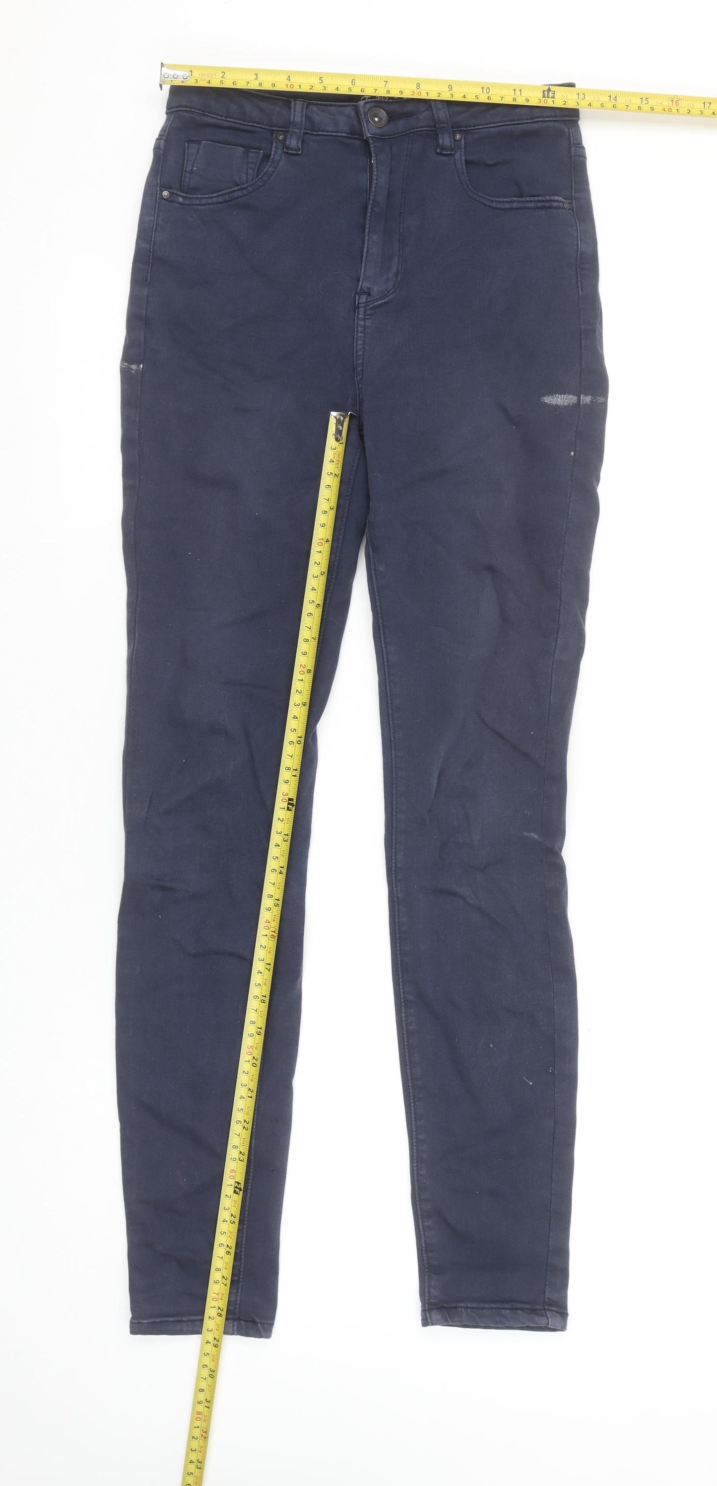 Toxik3 Women's Blue Skinny Stretch Jeans Size 8 Slim Fit Denim