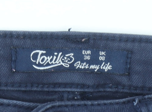 Toxik3 Women's Blue Skinny Stretch Jeans Size 8 Slim Fit Denim