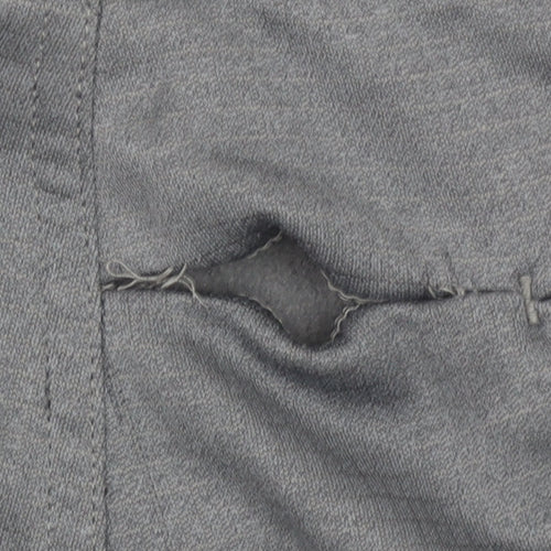 The North Face Mens Grey XL Athletic Shorts Polyester Blend Gym