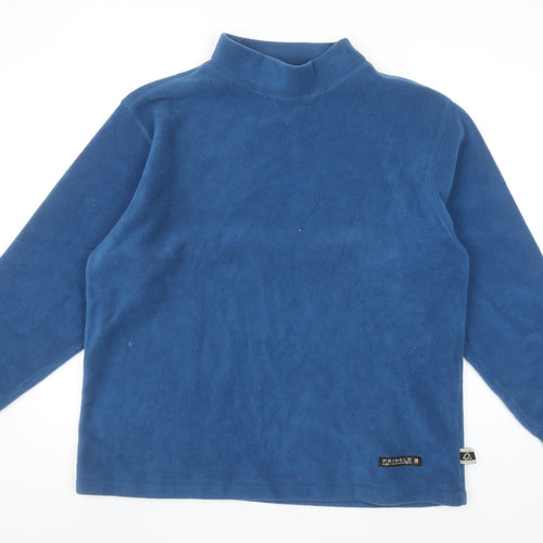 Pringle Golf Men's Blue Fleece Pullover Sweatshirt Mock Neck M