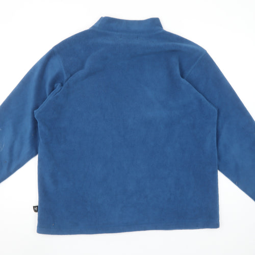 Pringle Golf Men's Blue Fleece Pullover Sweatshirt Mock Neck M