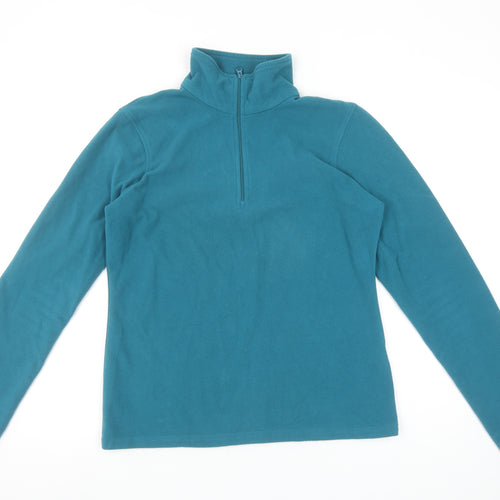 Mountain Warehouse Womens Blue Fleece Pullover Sweatshirt M