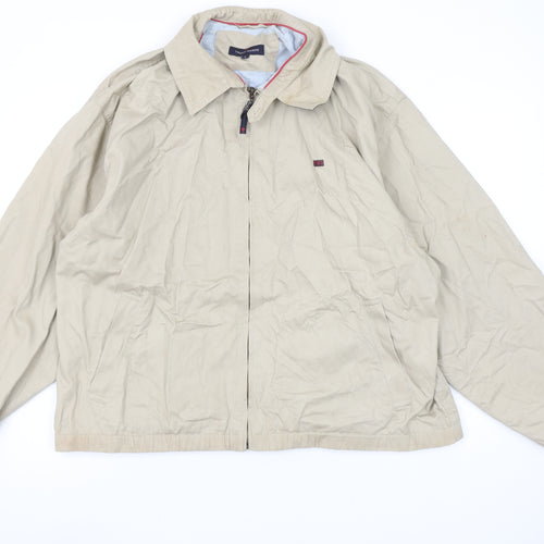 Tricot Marine Men's Beige Cotton Full Zip Casual Jacket L