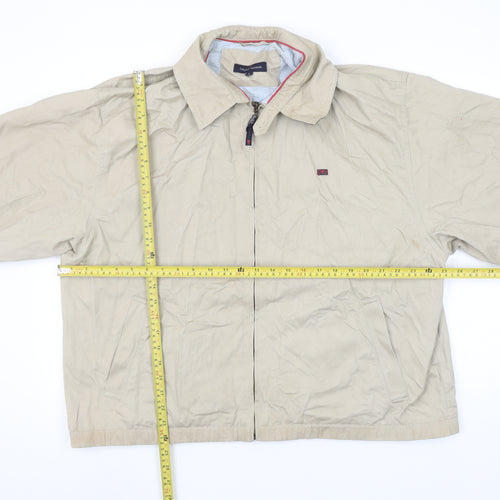 Tricot Marine Men's Beige Cotton Full Zip Casual Jacket L