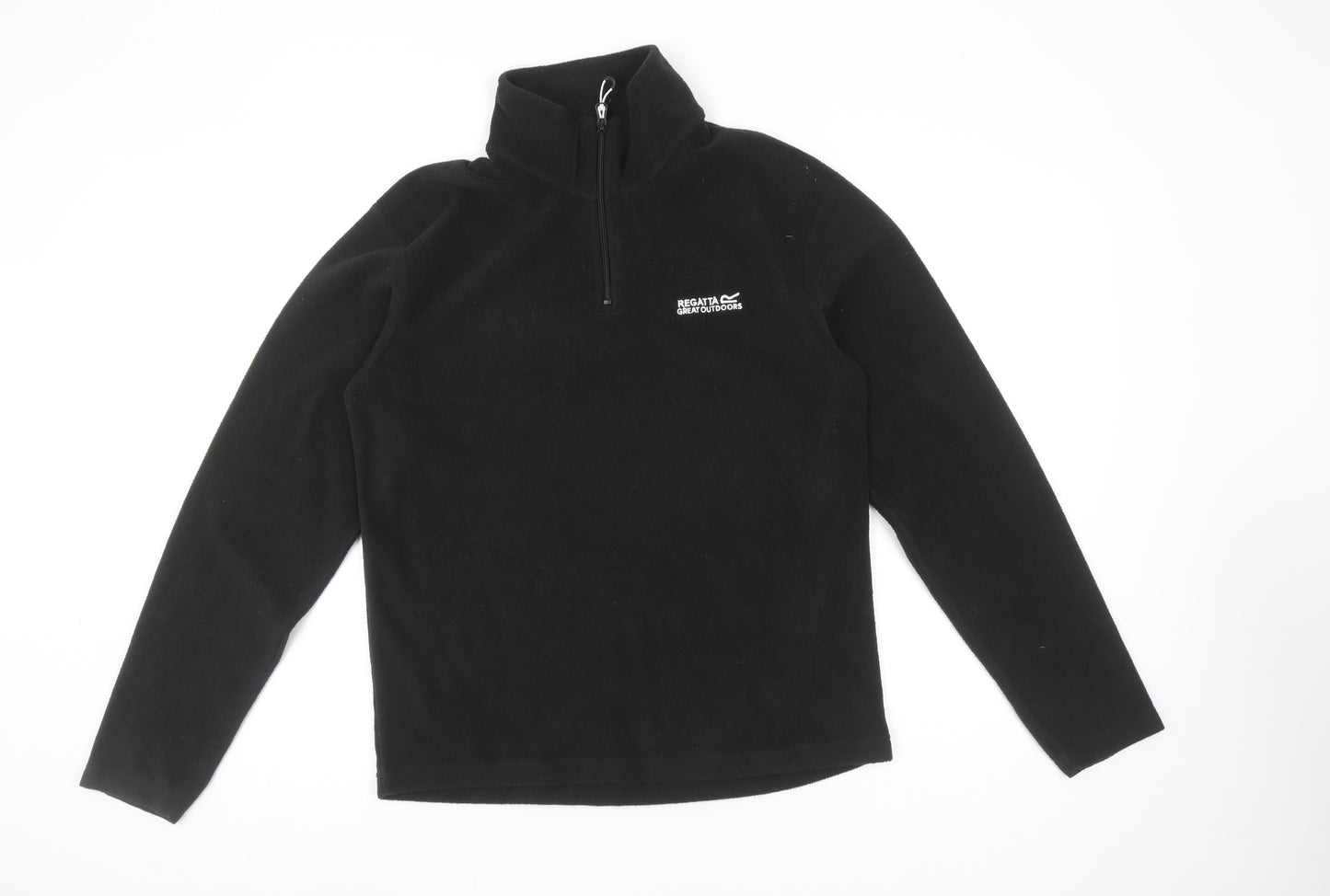 Regatta Great Outdoors Black Fleece 1/4 Zip Pullover Sweatshirt Women’s S