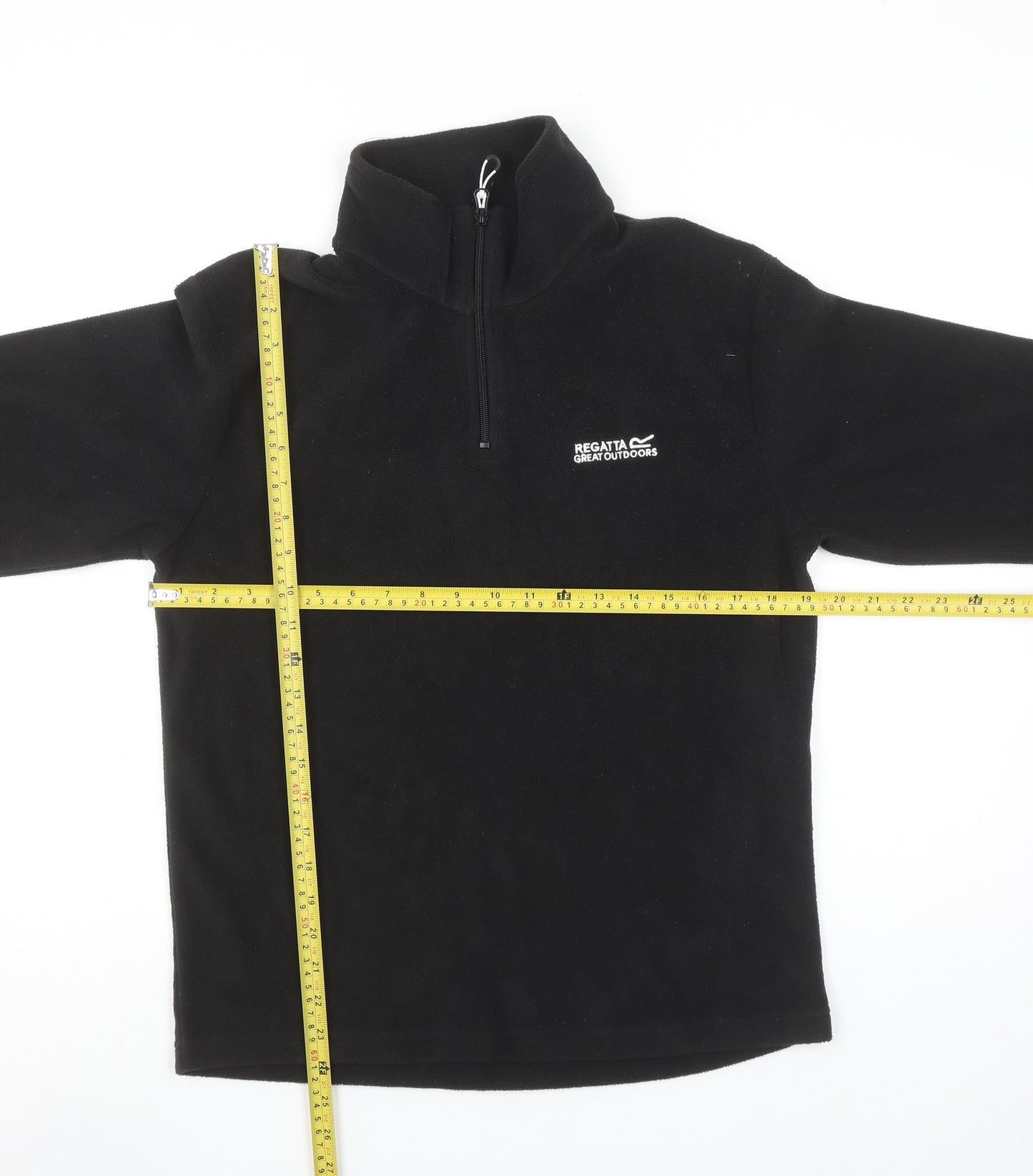 Regatta Great Outdoors Black Fleece 1/4 Zip Pullover Sweatshirt Women’s S