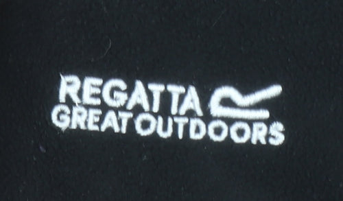 Regatta Great Outdoors Black Fleece 1/4 Zip Pullover Sweatshirt Women’s S