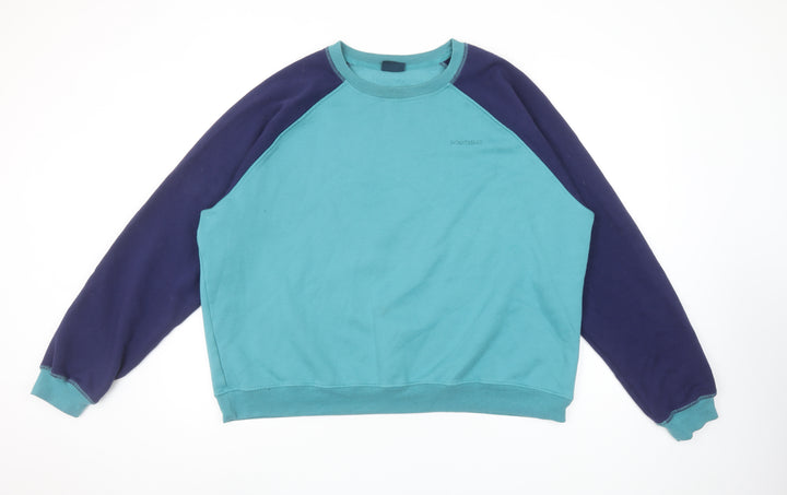 Southbay Men’s Blue XL Crew Neck Fleece Sweatshirt Pullover