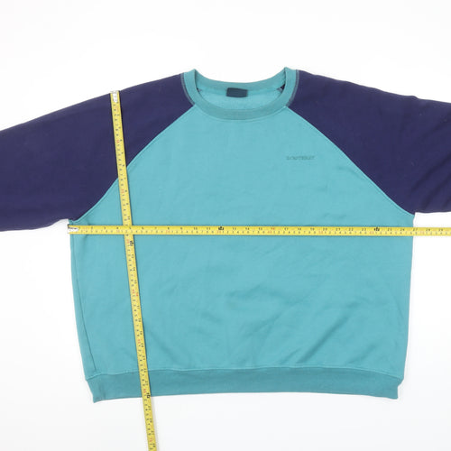 Southbay Men’s Blue XL Crew Neck Fleece Sweatshirt Pullover