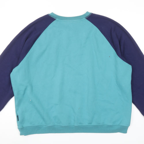 Southbay Men’s Blue XL Crew Neck Fleece Sweatshirt Pullover