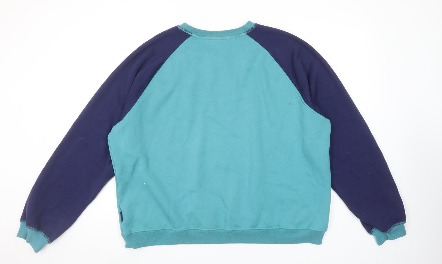 Southbay Men’s Blue XL Crew Neck Fleece Sweatshirt Pullover