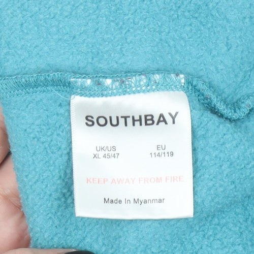 Southbay Men’s Blue XL Crew Neck Fleece Sweatshirt Pullover