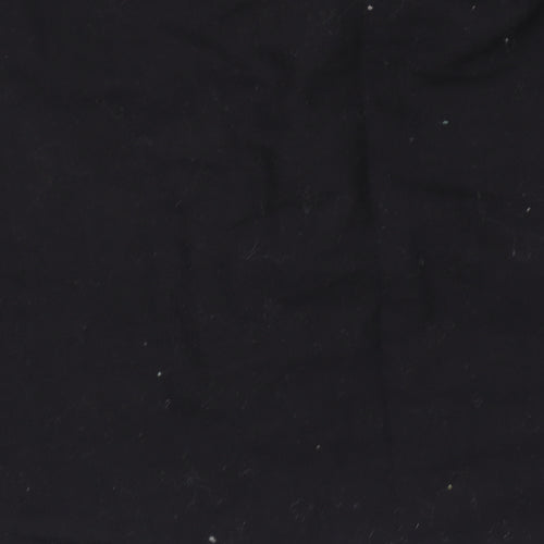 Paul Galvin Men’s Black Cotton Band Collar Long Sleeve Casual Shirt L
