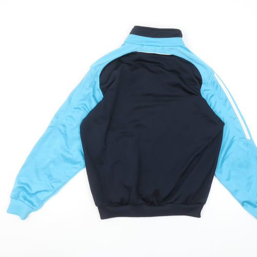 Adidas Boys Blue Full Zip Track Sweatshirt 11-12 Years