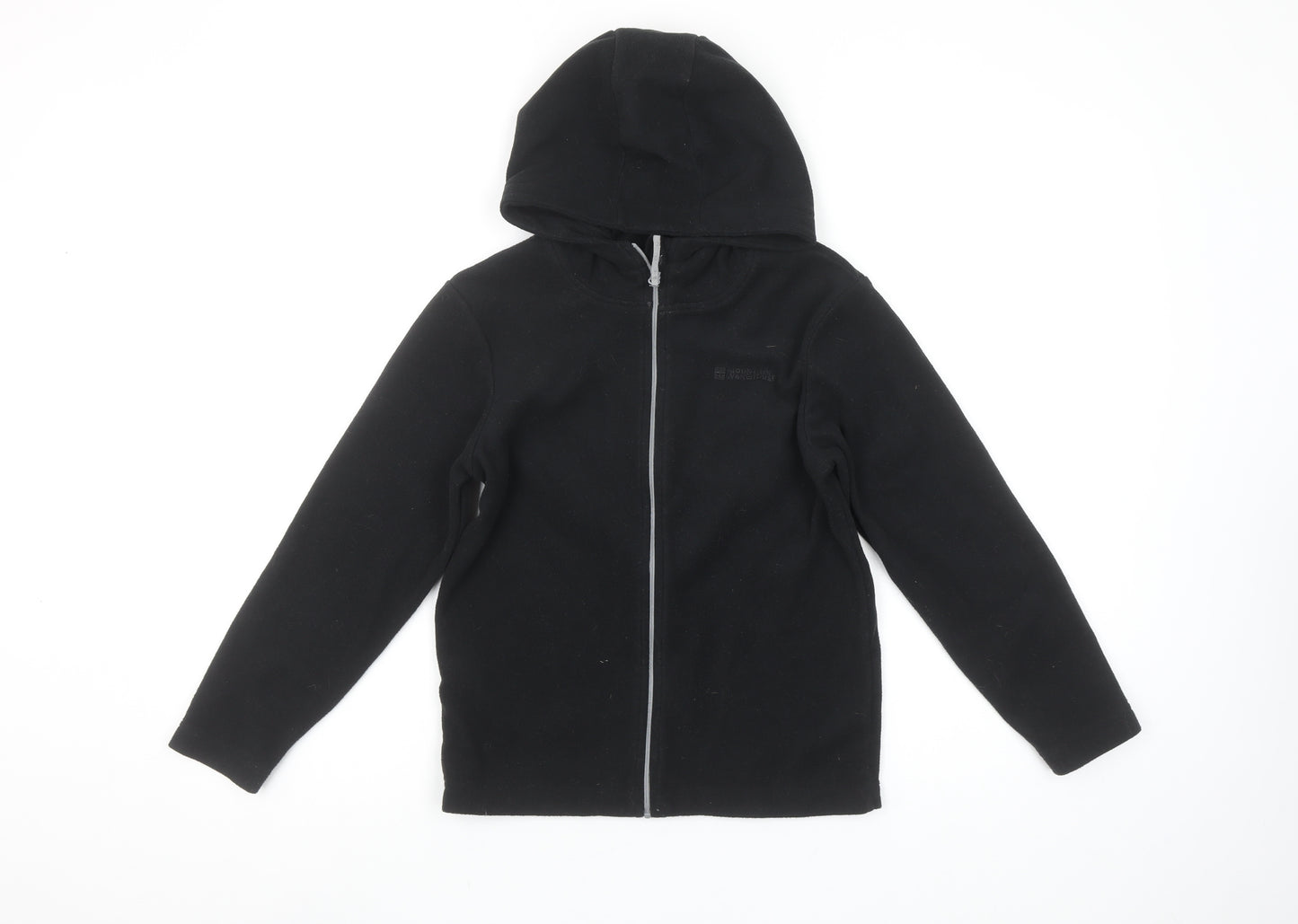 Mountain Warehouse Boys Black Fleece Full Zip Hoodie 9-10 Years