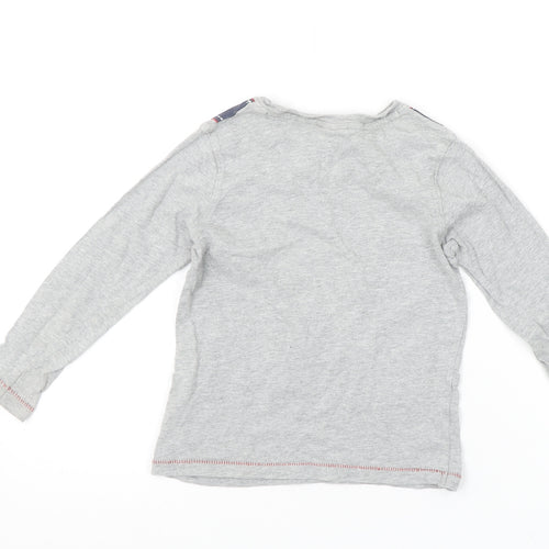 George Disney Girls Grey Mickey Mouse Long Sleeve Pyjama Top 4-5 Years