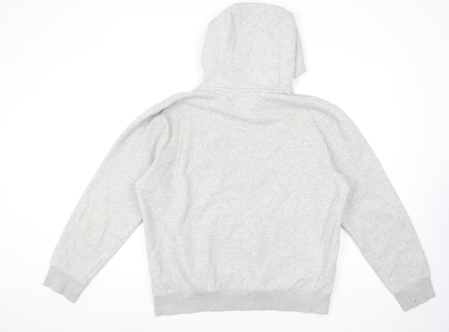 Tommy Jeans Men's Grey Pullover Hoodie L Regular Fit Classic Style