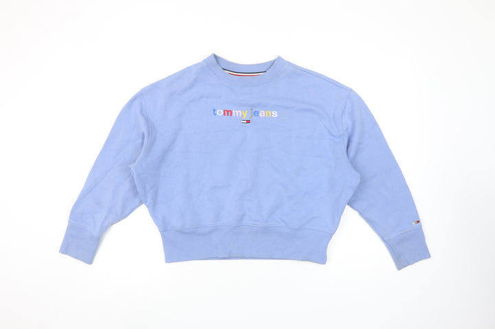 Tommy Jeans Womens Blue XS Crew Neck Pullover Sweatshirt
