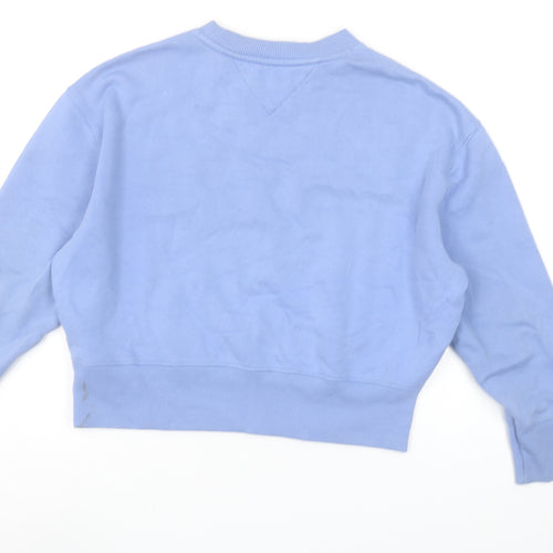 Tommy Jeans Womens Blue XS Crew Neck Pullover Sweatshirt