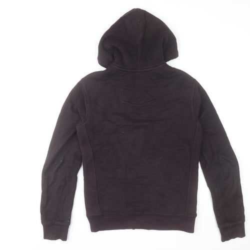 Fat Face Men's Purple Full Zip Hoodie XS Cotton Knit