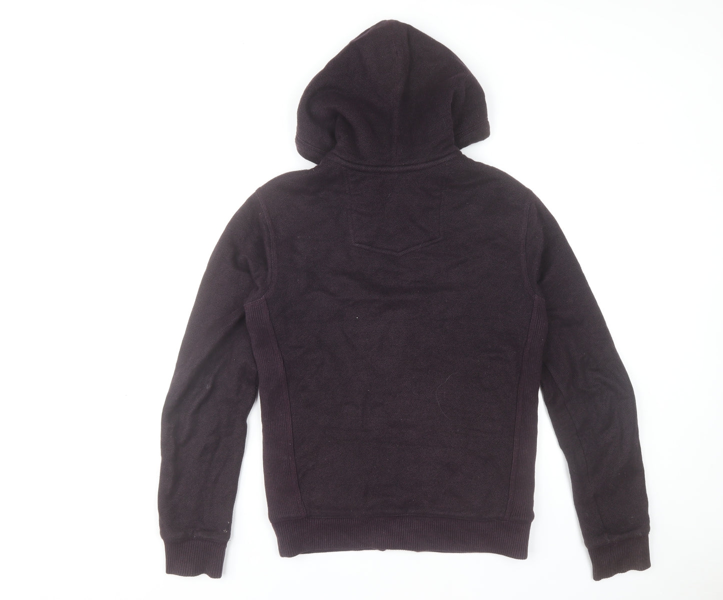 Fat Face Men's Purple Full Zip Hoodie XS Cotton Knit