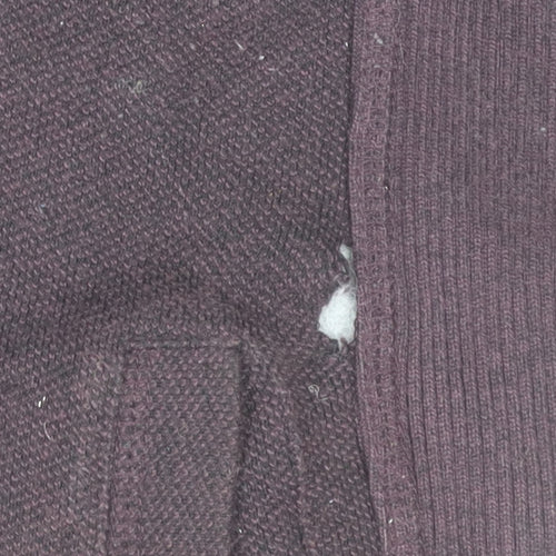 Fat Face Men's Purple Full Zip Hoodie XS Cotton Knit