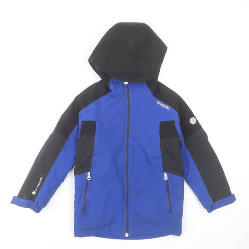 Regatta Boys Blue Hooded Waterproof Puffer Jacket 5-6 Years