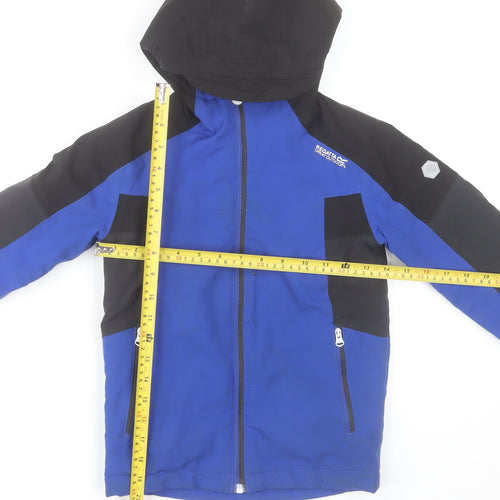 Regatta Boys Blue Hooded Waterproof Puffer Jacket 5-6 Years