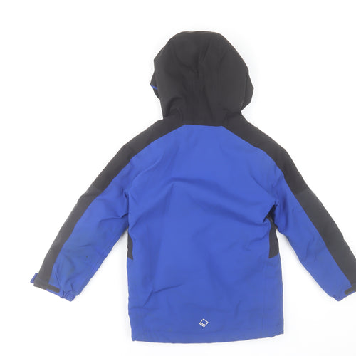 Regatta Boys Blue Hooded Waterproof Puffer Jacket 5-6 Years