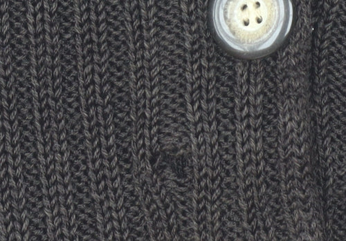 Precis Petite Brown Knit Button Cardigan Women’s Small Collared Wool Blend