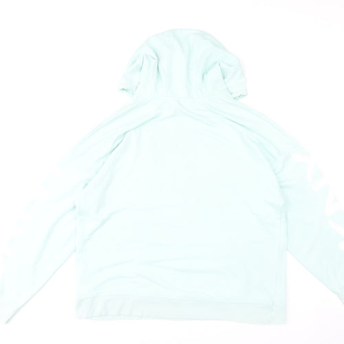 DKNY Sport Women's Blue Pullover Hoodie Size M Cotton Blend